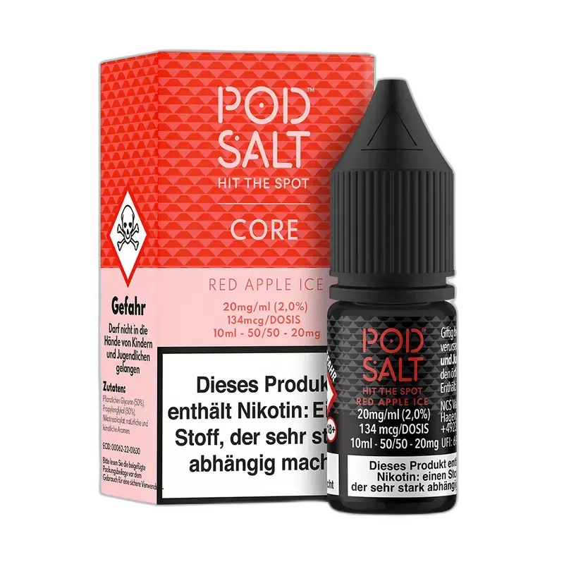 Liquid Red Apple Ice - Pod Salt Core Nikotinsalz 20mg