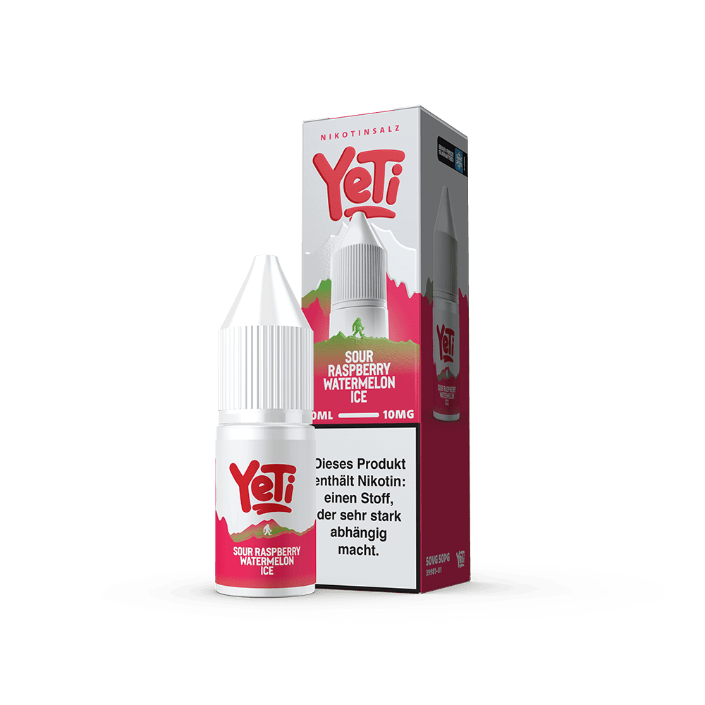 Liquid Sour Raspberry Watermelon Ice - Yeti Summit Nikotinsalz 10mg
