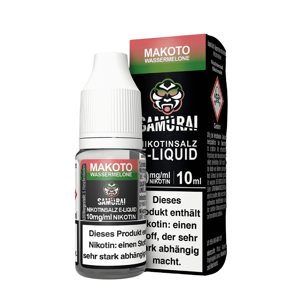 Liquid Makoto Wassermelone - Samurai Nikotinsalz 10mg