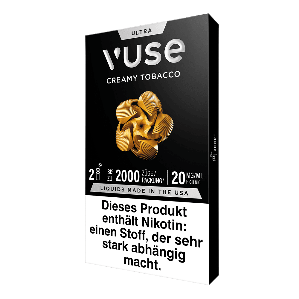 2x Vuse Ultra Pods Creamy Tobacco 20mg