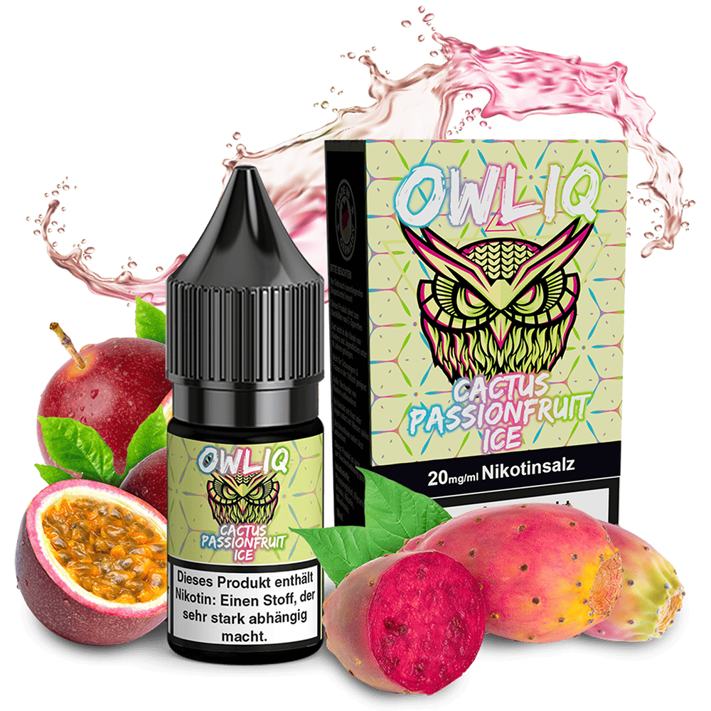 Liquid Cactus Passionsfrucht Ice - OWLIQ Nikotinsalz 20mg
