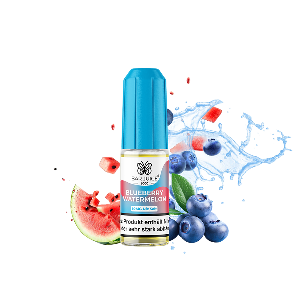 Bar Juice 5000 Nikotinsalz - Blueberry Watermelon - Liquid 10mg 10ml  C
